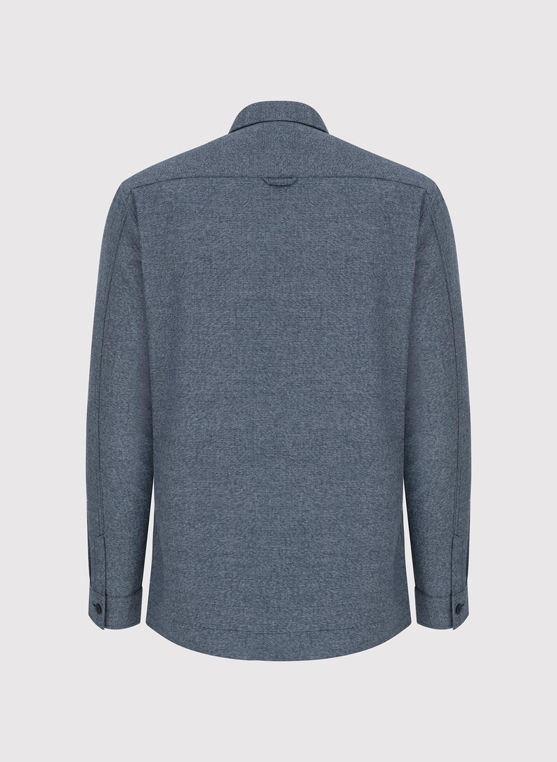 Granatowa koszula overshirt