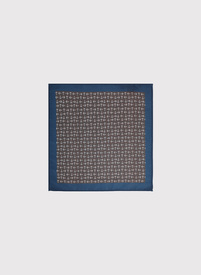 Dwustronna poszetka męska kotwice