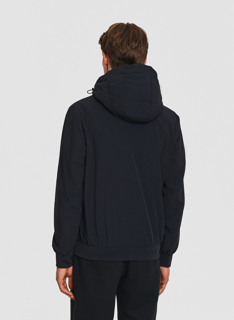 Granatowa krótka kurtka męska