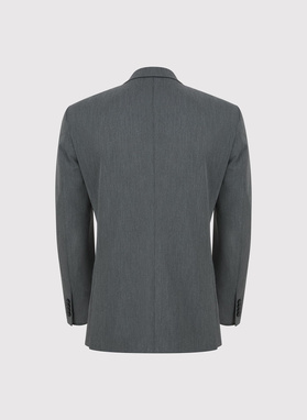 Szara marynarka garniturowa