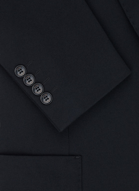 Casualowa marynarka męska w kolorze czarnym