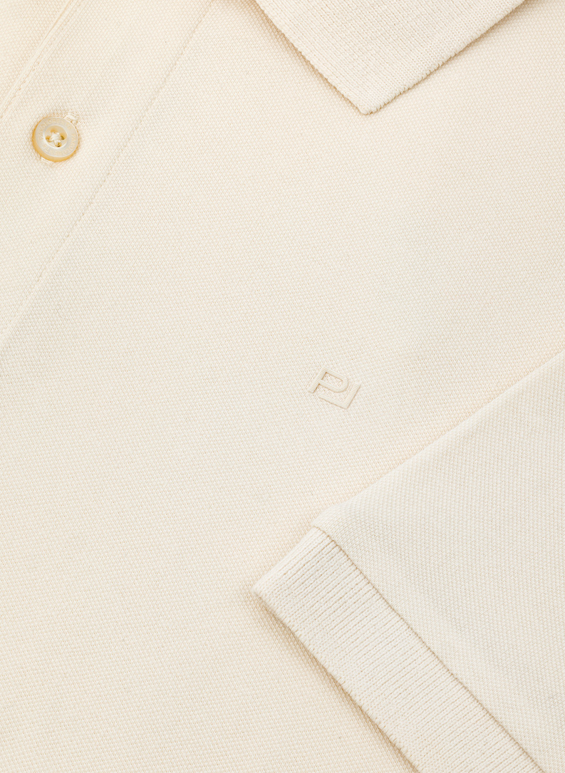 Polo męskie w kolorze ecru