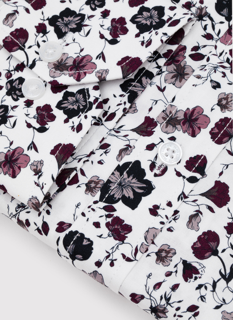 Koszula męska w kwiaty