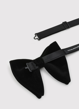 Elegancka czarna mucha męska 