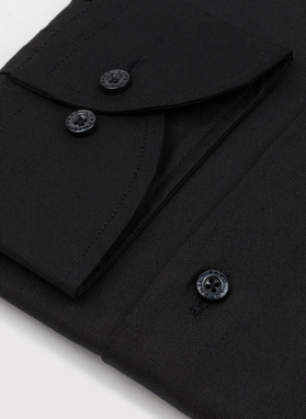 Męska elegancka koszula w kolorze czarnym