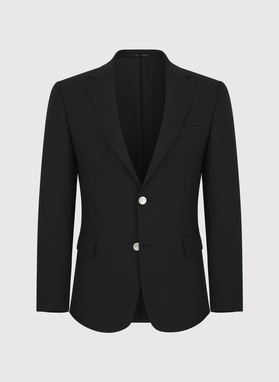 Czarna casualowa marynarka męska