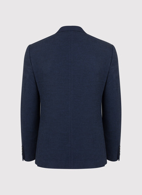 Granatowa marynarka casualowa