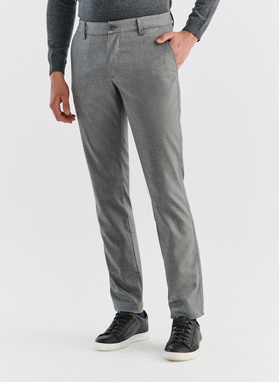Szare casualowe spodnie męskie