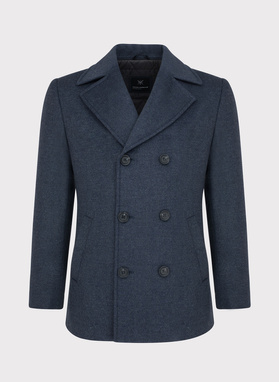 Płaszcz męski szary P22WF-7X-003-L-0