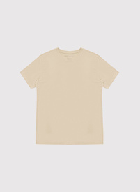 Beżowy t-shirt męski