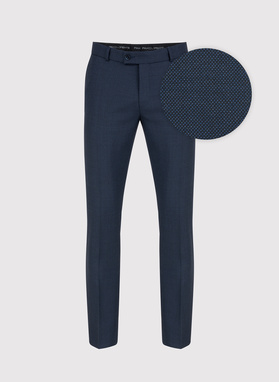 Dwuczęściowy garnitur męski w kolorze granatowym