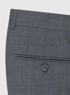 Spodnie garniturowe w kolorze szarym