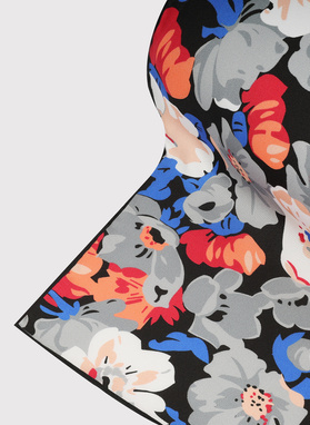 Poszetka męska w kwiaty