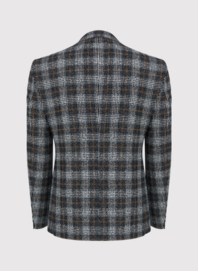 Marynarka casualowa w kratę