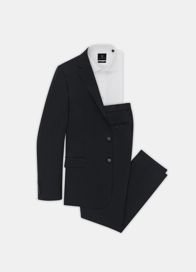 Spodnie męskie garniturowe P20WF-6G-038-C