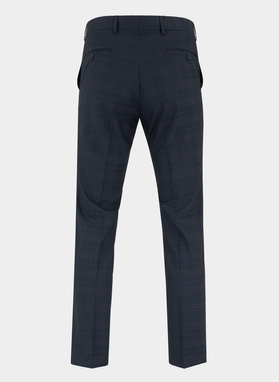 Granatowe spodnie garniturowe P22WF-6G-041-G-S