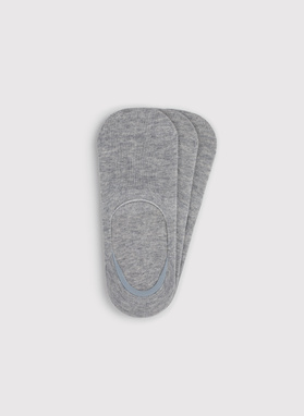 Stopki męskie szare trójpak