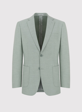 Zielona marynarka męska bez podszewki