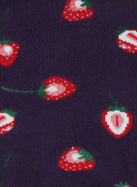 Skarpetki stopki w truskawki DDTA9-SX-039-X