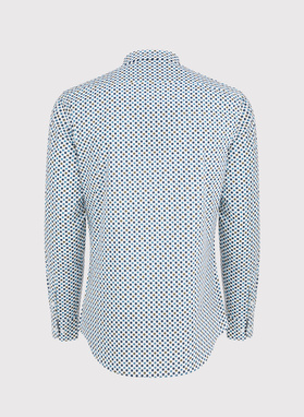 Koszula męska w geometryczny wzór