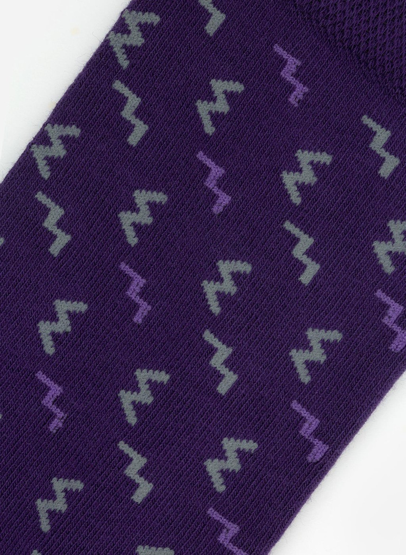 Skarpetki w zygzaki P000B-SX-514-F