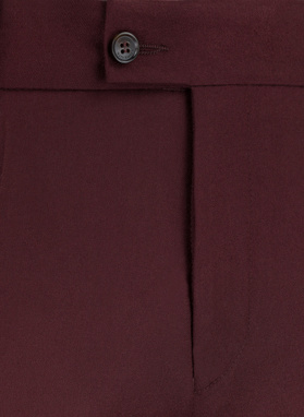 Bordowe spodnie garniturowe P21WP-6G-036-D-S