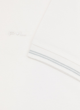 T-shirt polo w kolorze białym