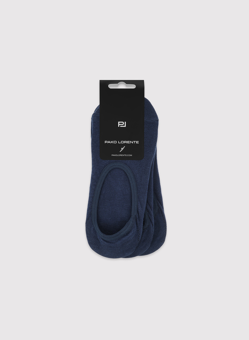 Granatowe stopki męskie trójpak