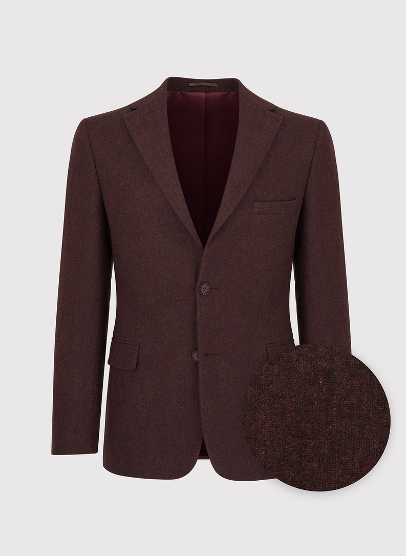 Bordowa marynarka męska