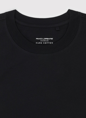 Czarny męski t-shirt basic