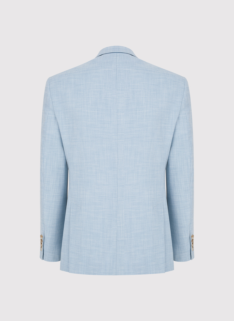 Casualowa marynarka męska w kolorze niebieskim