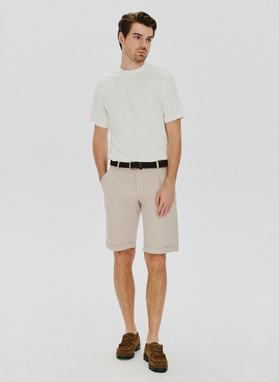 Męski t-shirt w kolorze ecru