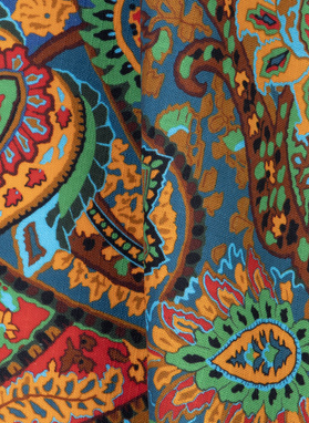 Bawełniana poszetka męska paisley