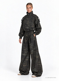 Kurtka moro COMMAND JACKET czarno-zielona