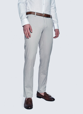 Męskie basicowe spodnie w kolorze szarym