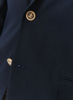 Granatowa casualowa marynarka męska