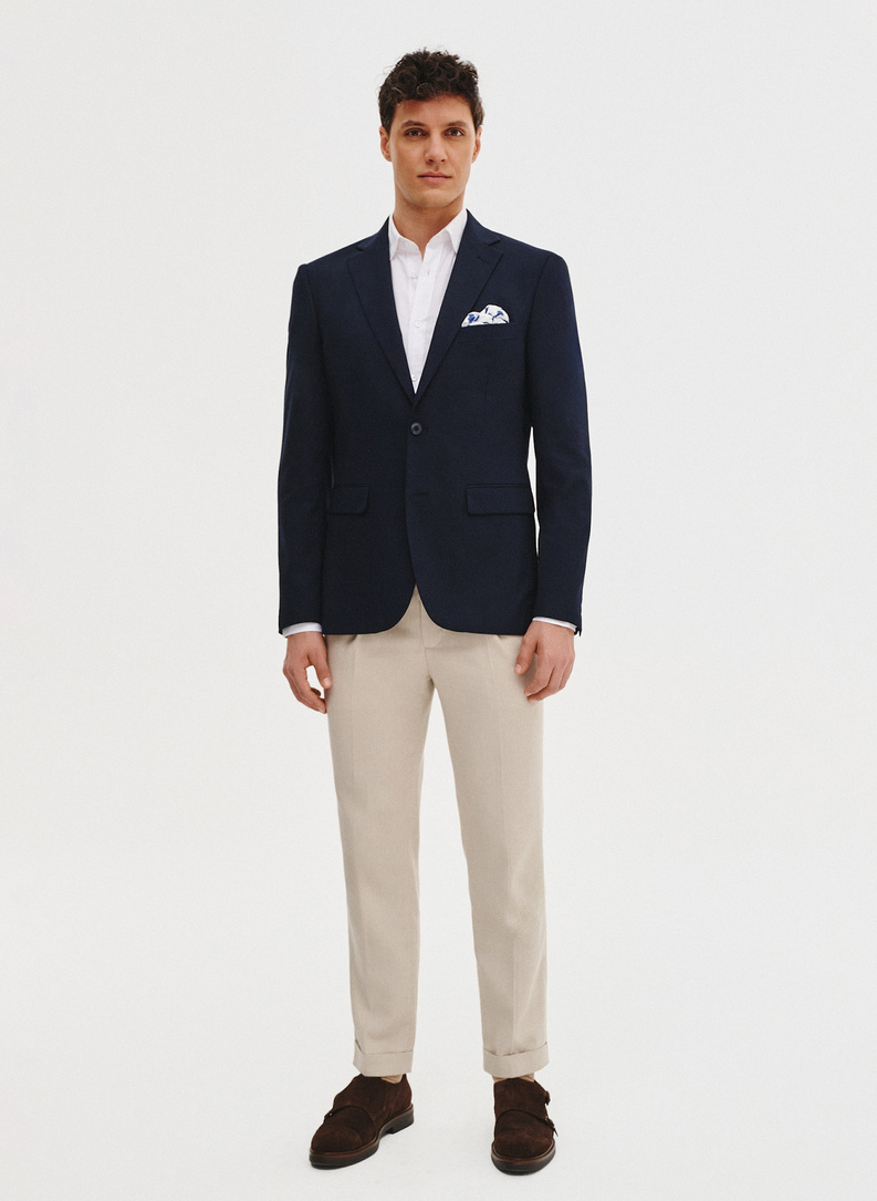 Granatowa marynarka męska