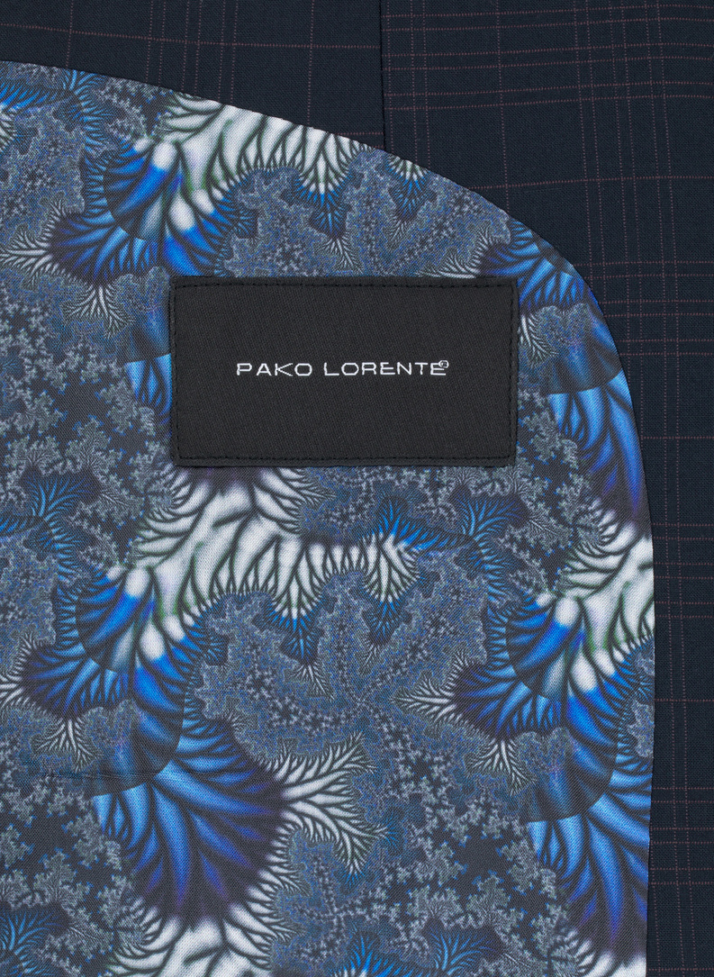 Granatowa marynarka garniturowa P22WF-3G-041-G-S