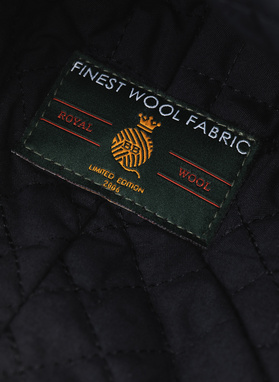 Czarny kaszkiet męski