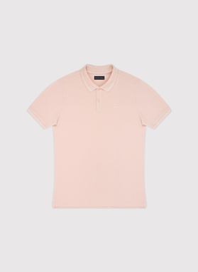 T-shirt polo w kolorze różowym