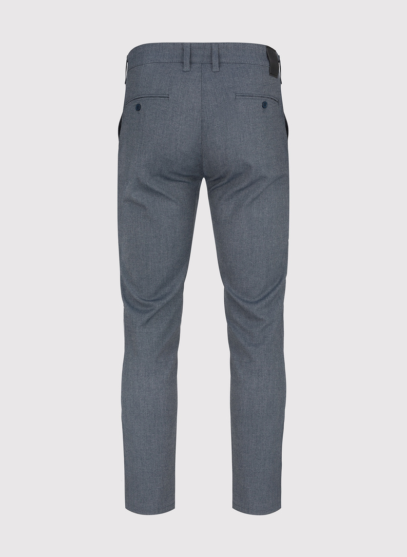 Granatowe casualowe spodnie męskie