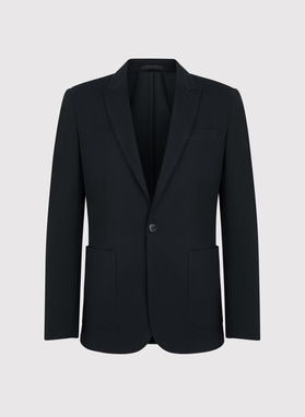 Casualowa marynarka męska w kolorze czarnym