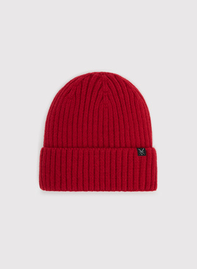 Czerwona czapka męska