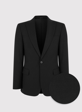 Czarna marynarka garniturowa