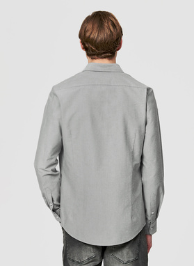 Szara koszula męska