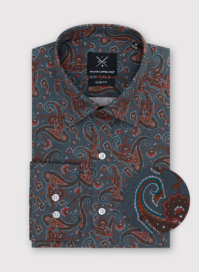 Koszula męska P22WF-1X-030-L-S