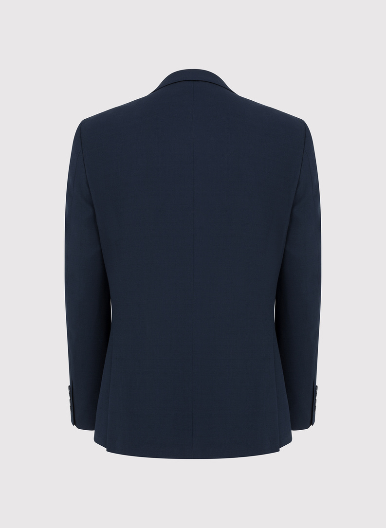 Granatowa marynarka garniturowa