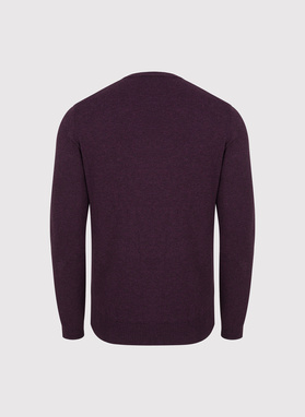 Fioletowy sweter męski