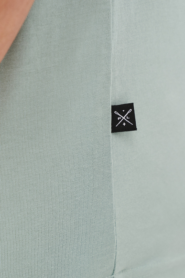 Bawełniany zielony t-shirt