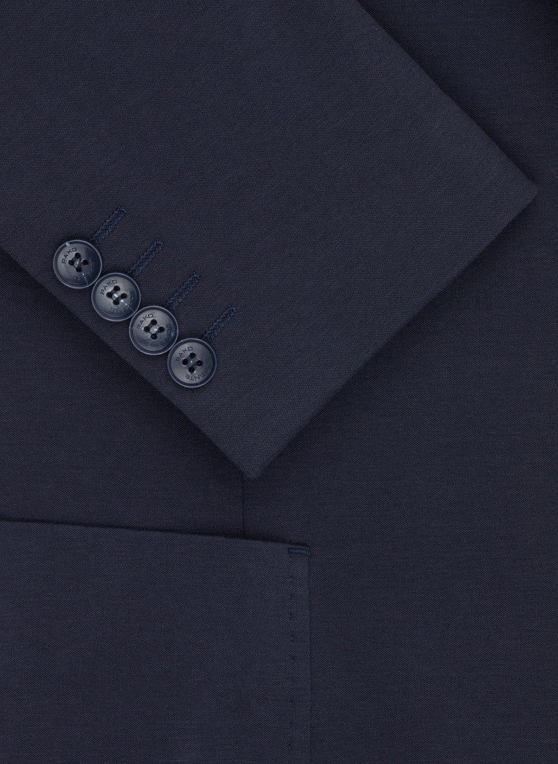 Granatowa dzianinowa marynarka męska